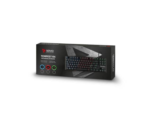 SAVIO KLAWIATURA PRZEWODOWA MECHANICZNA SAVIO Tempest RX RED Outem - 1468462 - zdjęcie 5